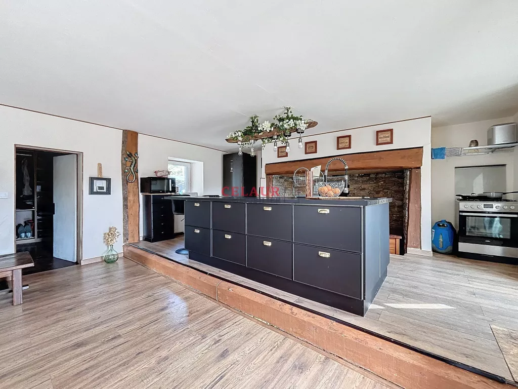 MAISON EN PIERRE R&Eacute;NOV&Eacute;E AVEC GRANGE, HANGARS, BATIMENT DE STOCKAGE ET TERRAIN