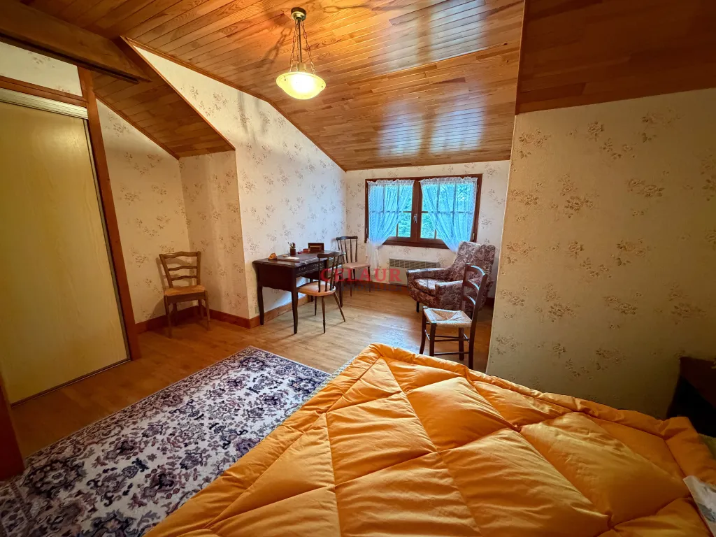 Maison de bourg en campagne avec garage et terrain